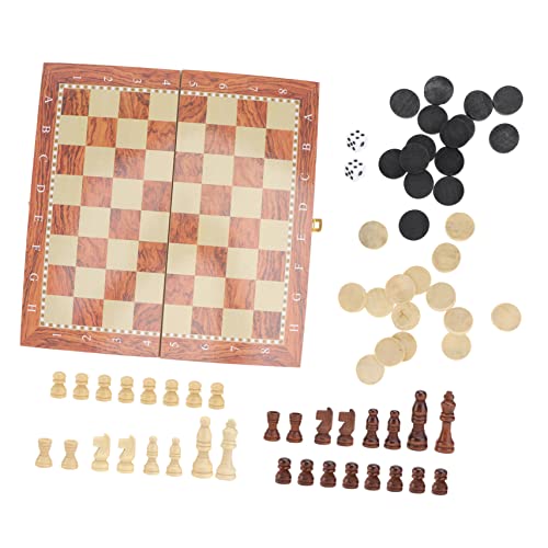 Toddmomy 1Satz Schachbrett Spielset aus Holz Faltbares Interaktives Schachspielzeug für Familien Tragbar mit Praktischer Aufbewahrung für Zuhause Schule oder Unterwegs Toddmomy 1Satz Schachbrett Spielset aus Holz Faltbares Interaktives Schachspielzeug für Familien Tragbar mit Praktischer Aufbewahrung für Zuhause Schule oder Unterwegs von Toddmomy