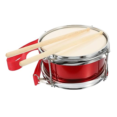 Toddmomy 1Satz Schlagzeug Rote Trommel mit Drumsticks für Jungen und Mädchen Musikinstrument für Ab Jahren Perfektes Musikalischer und Fähigkeiten von Toddmomy