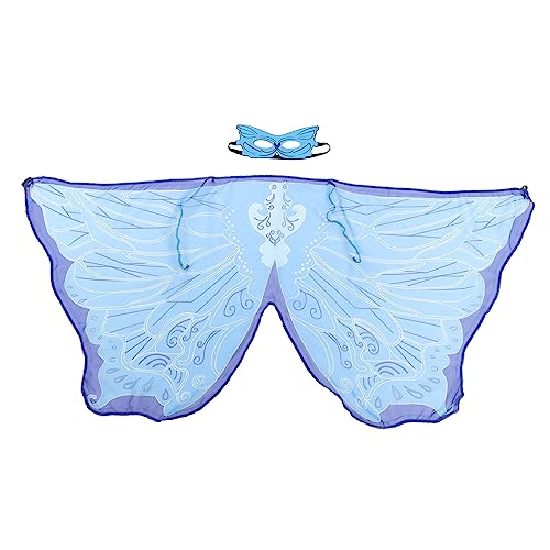 Toddmomy 1Satz Schmetterlingsflügel Cape Mit Maske Für Perfektes Kostümzubehör Für Cosplay Halloween Karnevalsfeiern Einzigartiges Design Für Beeindruckende Auftritte von Toddmomy