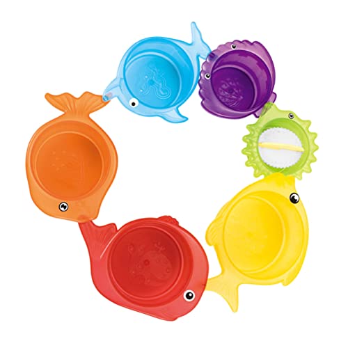 Toddmomy 1Satz Stapelbecher für Strand Badewanne Cartoon Förmige Transparente Sandspielzeuge Kreativität und Hand Augen Koordination für Kleinkinder Ab Monaten Toddmomy 1Satz Stapelbecher für Strand Badewanne Cartoon Förmige Transparente Sandspielzeuge Kreativität und Hand Augen Koordination für Kleinkinder Ab Monaten von Toddmomy
