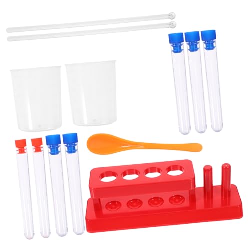 Toddmomy 1Satz Stem Experimentier Für Reagenzglasgestell Probenröhrchen Messbecher Rührstäbe Fördert Kreativität Und Wissenschaftsverständnis Für Kleine Toddmomy 1Satz Stem Experimentier Für Reagenzglasgestell Probenröhrchen Messbecher Rührstäbe Fördert Kreativität Und Wissenschaftsverständnis Für Kleine von Toddmomy
