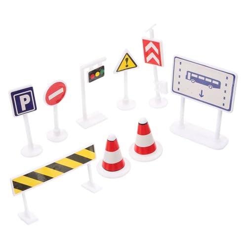 Toddmomy 1Satz Straßenschilder Spielzeugset für Lernspielzeug mit Verkehrszeichen und Ampellampe für Vorschulkinder für Verkehrsmodellspiel und Sichere Verkehrsregeln Toddmomy 1Satz Straßenschilder Spielzeugset für Lernspielzeug mit Verkehrszeichen und Ampellampe für Vorschulkinder für Verkehrsmodellspiel und Sichere Verkehrsregeln von Toddmomy
