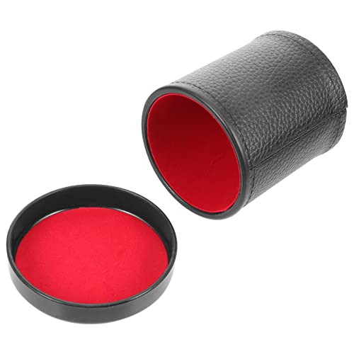 Toddmomy 1Satz Stummer Würfelbecher Kompakte Würfelbecher aus PU Leder mit Filz Innenfutter für Würfeln für Ktv Bars und Brettspiele Würfeln und Stabiler Basis Toddmomy 1Satz Stummer Würfelbecher Kompakte Würfelbecher aus PU Leder mit Filz Innenfutter für Würfeln für Ktv Bars und Brettspiele Würfeln und Stabiler Basis von Toddmomy