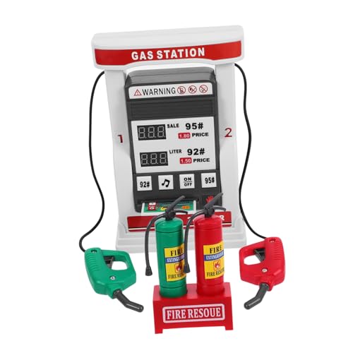 Toddmomy 1Satz Tankstellen Simulationsmodell Für Multifunktionales DIY Mit Sprachansage Und Digitalem Display Interaktives Lernspielzeug Hand Auge Koordination von Toddmomy