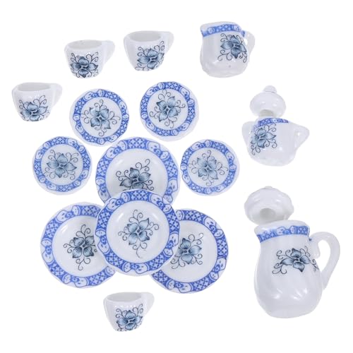 Toddmomy 1Satz Teeservice Teilig mit Blumen Puppenhaus Zubehör Untertassen Tassen für Miniaturküchen und Realistisch für Heimdekoration Toddmomy 1Satz Teeservice Teilig mit Blumen Puppenhaus Zubehör Untertassen Tassen für Miniaturküchen und Realistisch für Heimdekoration von Toddmomy