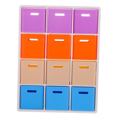Toddmomy 1Satz Teiliges DIY Bausatz Praktische Vitrine für Puppenhaus Zubehör und Kleine Gegenstände Fördert Kreativität und Ordnung von Toddmomy