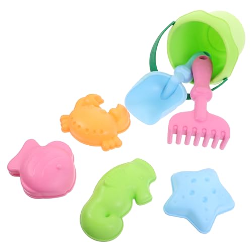 Toddmomy 1Satz Teiliges Sandspielzeug Für Wasserspielzeuge Mit Eimer Und Förmchen Strand Sandkasten Und Outdoor Aktivitäten Sicherer Weicher Toddmomy 1Satz Teiliges Sandspielzeug Für Wasserspielzeuge Mit Eimer Und Förmchen Strand Sandkasten Und Outdoor Aktivitäten Sicherer Weicher von Toddmomy