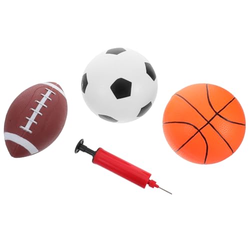 Toddmomy 1Satz Teiliges Set Weicher Spielbälle mit Handpumpe Aufblasbare Basketballspielzeuge für Kleinkinder Hüpfbälle für Interaktives Drinnen und Draußen Toddmomy 1Satz Teiliges Set Weicher Spielbälle mit Handpumpe Aufblasbare Basketballspielzeuge für Kleinkinder Hüpfbälle für Interaktives Drinnen und Draußen von Toddmomy