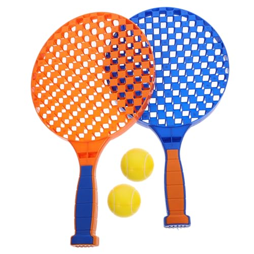 Toddmomy 1Satz Tennis Für Plastik Tennisschläger Und Bälle Für Anfänger Und Outdoor Training Leicht Und Langlebig Sportartikel Für Garten Und Freizeit von Toddmomy