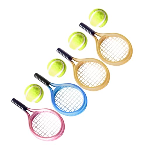 Toddmomy 1Satz Tennisschläger Mit Bällen Dekorative Schlüsselanhänger Für Puppenhaus Und Kreative Fotografie Vielseitige Verwendung Toddmomy 1Satz Tennisschläger Mit Bällen Dekorative Schlüsselanhänger Für Puppenhaus Und Kreative Fotografie Vielseitige Verwendung von Toddmomy