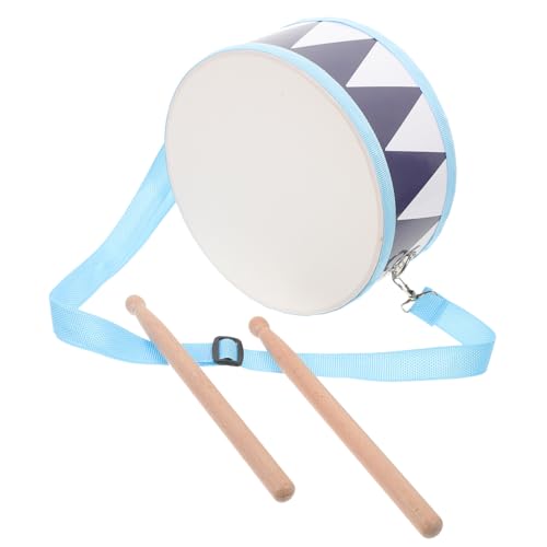 Toddmomy 1Satz Trommel Doppelseitige Snare Drum für Kleinkinder mit Schlägel und Tragegurt Musikspielzeug Musikalischen Fähigkeiten von Toddmomy