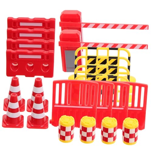 Toddmomy 1Satz Verkehrsspielset mit Verkehrszeichen Lehrmittel für Frühkindliche Verkehrserziehung Sicher und Leicht Fördert Vorstellungskraft und Soziale Fähigkeiten von Toddmomy