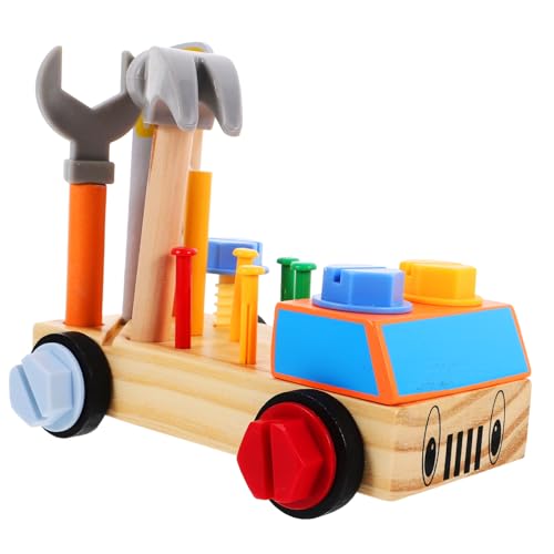 Toddmomy 1Satz Werkzeugkasten für Montessori Schraubenzieher Auto Holzspielzeug für Frühkindliche Bildung Pädagogisches DIY zur Praktischer Fähigkeiten Toddmomy 1Satz Werkzeugkasten für Montessori Schraubenzieher Auto Holzspielzeug für Frühkindliche Bildung Pädagogisches DIY zur Praktischer Fähigkeiten von Toddmomy