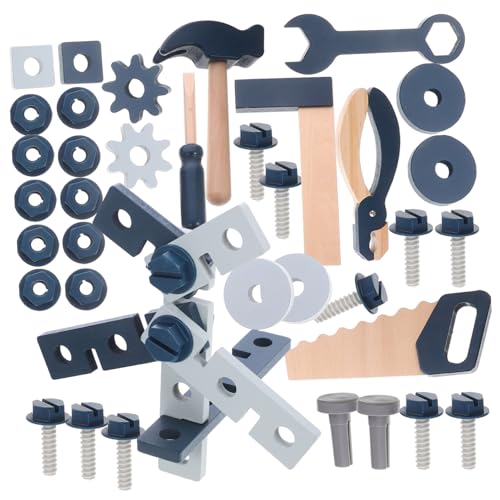 Toddmomy 1Satz Werkzeugset Für Kleinkinder Teiliges Holzspielzeug Mit Hammer Schraubendreher Und Mehr Für Kreatives Rollenspiel Und Frühe Bildung Für Jungen Und Ab Toddmomy 1Satz Werkzeugset Für Kleinkinder Teiliges Holzspielzeug Mit Hammer Schraubendreher Und Mehr Für Kreatives Rollenspiel Und Frühe Bildung Für Jungen Und Ab von Toddmomy