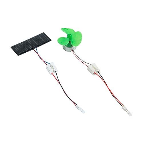 Toddmomy 1Satz Wissenschaftliche Experimente Elektrisches Lernspielzeug mit Windkraft und Handmontierter Windgenerator für Ab Jahren Fördert Fächer und Kreative von Toddmomy