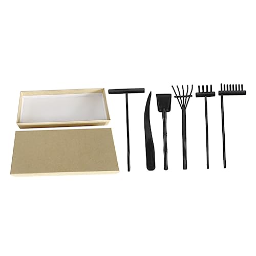 Toddmomy 1Satz Zen Garten Sandtisch Set Teiliges Rechenset für Kreative Sandzeichnungen Hochwertige Zen Gartenwerkzeuge für Schreibtisch Dekoration und Meditationsräume Toddmomy 1Satz Zen Garten Sandtisch Set Teiliges Rechenset für Kreative Sandzeichnungen Hochwertige Zen Gartenwerkzeuge für Schreibtisch Dekoration und Meditationsräume von Toddmomy
