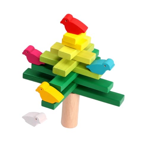 Toddmomy 1Satz für Intelligenzförderndes Holzspielzeug für Jahre Kognitive Stapelspiele Feinmotorik und Farbenerkennung und Sicher von Toddmomy