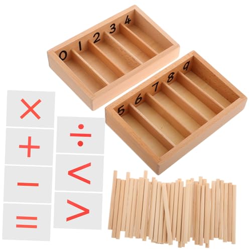Toddmomy 1Set Box Mathematik Lehrmittel Montessori Finger Zahlenzählspielzeug Pädagogisches Zählwerkzeug Kindergarten Schulbedarf Montessori Zahlentafel Holz Khaki Toddmomy 1Set Box Mathematik Lehrmittel Montessori Finger Zahlenzählspielzeug Pädagogisches Zählwerkzeug Kindergarten Schulbedarf Montessori Zahlentafel Holz Khaki von Toddmomy