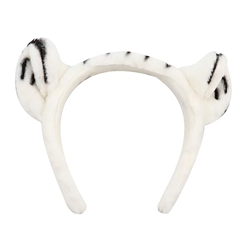 1Stück Bequemes Tigerohren Haarband für Plüsch Stirnband mit Niedlichem Tigerdesign Accessoire für Rollenspiele und Partys Angenehm von Toddmomy