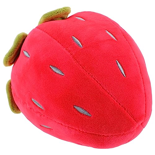 Toddmomy 1Stück Erdbeermotiv Kissen aus Plüsch Großes Weiches Erdbeer für Kinderzimmer Dekoration und Kreative Sofas und Kuscheltier von Toddmomy