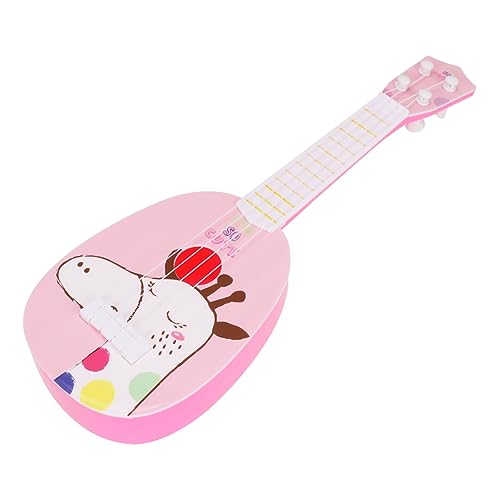 Toddmomy 1Stück Gitarrenspielzeug für Saitige Akustikgitarre im Cartoon Stil Frühpädagogisches Musikinstrument für Jungen für Drinnen und Draußen Fördert Fantasie von Toddmomy
