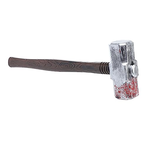 Toddmomy 1Stück Halloween Hammer Streich Prop Aus Kunststoff Lustiger Fake Hammer Für Karneval Und Halloween Dekoration Requisite Für Streiche Und Kostümpartys von Toddmomy