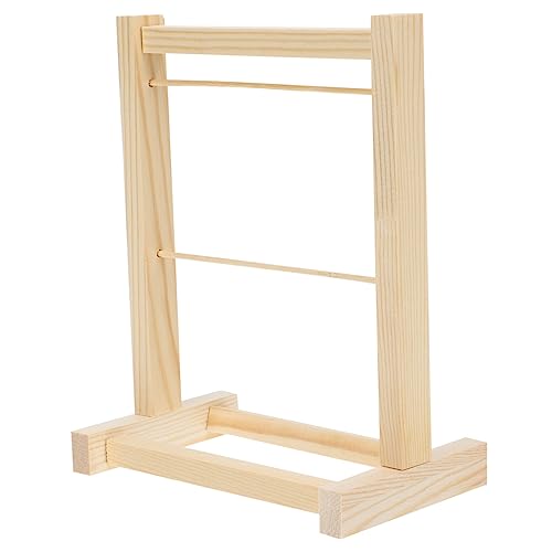 Toddmomy 1Stück Hölzerner Doppelschicht Kleiderständer Für Puppen Praktischer Hängender Rack Aus Natürlichem Holz Für Aufbewahrung Und Präsentation Von Puppenkleidung Toddmomy 1Stück Hölzerner Doppelschicht Kleiderständer Für Puppen Praktischer Hängender Rack Aus Natürlichem Holz Für Aufbewahrung Und Präsentation Von Puppenkleidung von Toddmomy