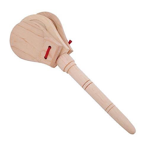 Toddmomy 1Stück Holz Kastagnetten für Musikinstrument für Kreative Lernspiele Fördert und Denkfähigkeit für Glückliche von Toddmomy