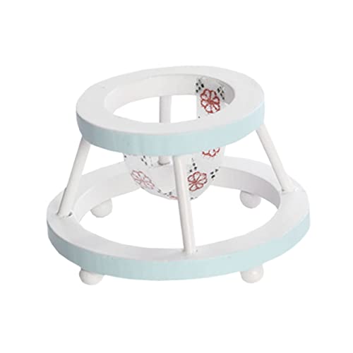 Toddmomy 1Stück Holzmodell Walker DIY Möbel für Mini Häuser Lebensechtes mit Beweglicher Tür Hochwertiges Design für Kleinkinder und Kreative Spielwelten von Toddmomy