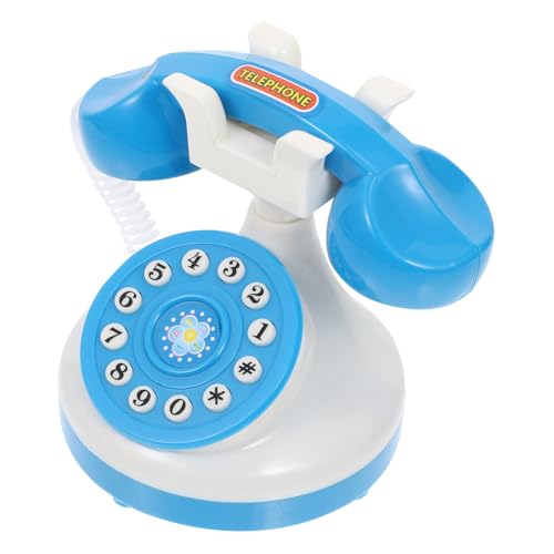 Toddmomy 1Stück Interaktives Kindertelefon Aus Hochwertigem Kunststoff Pädagogisches Simulationstelefon Für Kreative Für Jahren von Toddmomy