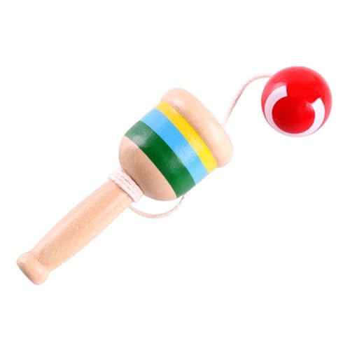 Toddmomy 1Stück Kendama aus Holz Hand Auge Koordination für Pädagogisches Holzspielzeug Perfektes Konzentration und Geschicklichkeit von Toddmomy