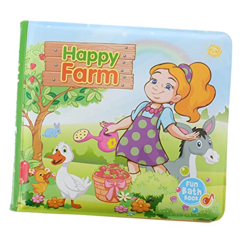 Toddmomy 1Stück Kinderbadbuch Wasserdichtes Duschbuch für Kleinkinder Frühe Bildungsspielzeuge Wiederverwendbar und Langlebig für Badewanne für Junge Mädchen Ab Jahr von Toddmomy