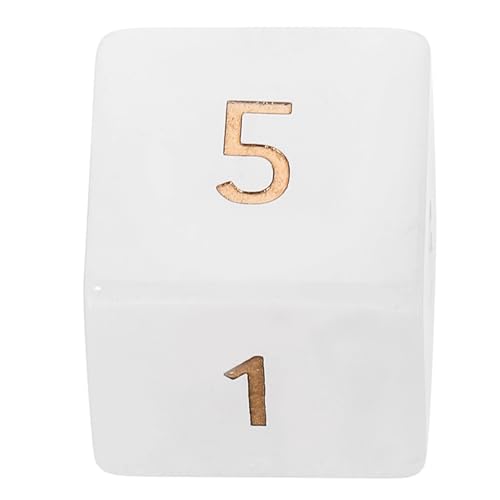 Toddmomy Kristallwürfel 6-Seitig Spielwürfel für Brettspiele Lernspielzeug Transparent Klein für Partys und Klassenzimmer Toddmomy Kristallwürfel 6-Seitig Spielwürfel für Brettspiele Lernspielzeug Transparent Klein für Partys und Klassenzimmer von Toddmomy