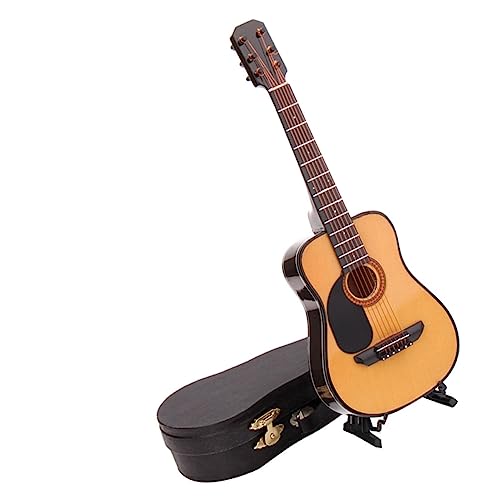 Toddmomy 1Stück Mini Gitarrenmodell Dekorative Haushaltsdekoration Geburtstagsgeschenk Lebensechtes Musikinstrument Langlebig Und Vielseitig von Toddmomy