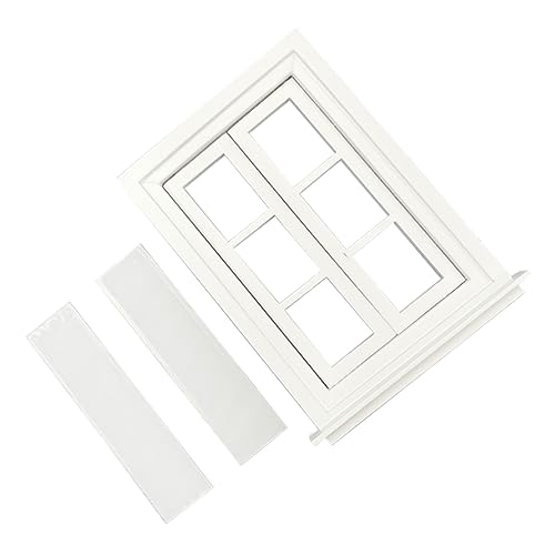 Toddmomy 1Stück Mini Möbelmodell mit Gitterfenstern Offenes Tür und Fenstermodell für Puppenhäuser Leicht und Kompakt Individuell Gestaltbar für DIY Projekte und Kreative Toddmomy 1Stück Mini Möbelmodell mit Gitterfenstern Offenes Tür und Fenstermodell für Puppenhäuser Leicht und Kompakt Individuell Gestaltbar für DIY Projekte und Kreative von Toddmomy