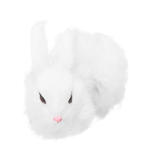 Toddmomy 1Stück Mini Plüsch Kaninchen Lebensechte Tierheim Dekoration Langlebig und Sicher für Süße Raumdekoration Weiß Toddmomy 1Stück Mini Plüsch Kaninchen Lebensechte Tierheim Dekoration Langlebig und Sicher für Süße Raumdekoration Weiß von Toddmomy