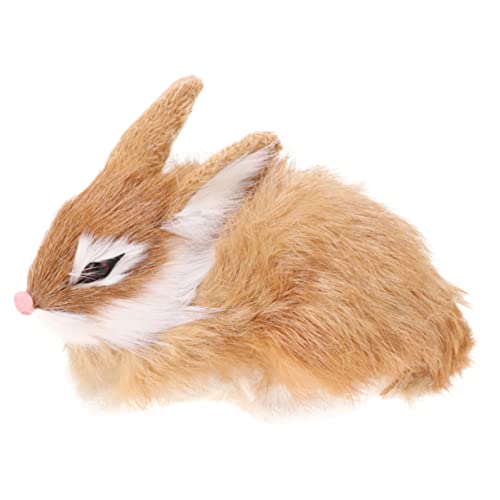 Toddmomy 1Stück Mini Plüsch Kaninchen Simulation Realistisches Tiermodell für Dekoration und Hochwertiges Plüschmaterial Kawaii Design Toddmomy 1Stück Mini Plüsch Kaninchen Simulation Realistisches Tiermodell für Dekoration und Hochwertiges Plüschmaterial Kawaii Design von Toddmomy