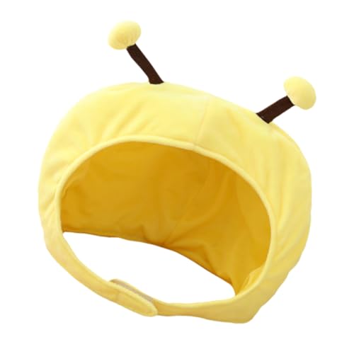 Toddmomy 1Stück Plüsch Honigbiene Hut für Kostümparty Warm und Lustig Fasching und Mottopartys Bequeme und Auffällige Kopfbedeckung Gelb von Toddmomy