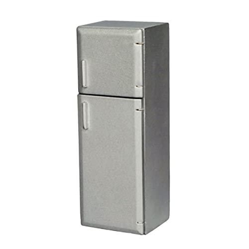 Toddmomy 1stück Miniatur Kühlschrank Für Vintage Design Mini House Accessory Langlebiges Holzspielzeug Für Kreative Mikrolandschaft Dekoration Und Puppenmöbel von Toddmomy