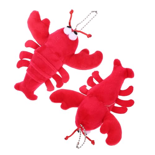 Toddmomy 1Stück Süßer Crayfish Anhänger Weiches Plüschtier Stofftier für Dekoration und Taschen für Schlüsselanhänger Sicher und Hautfreundlich von Toddmomy