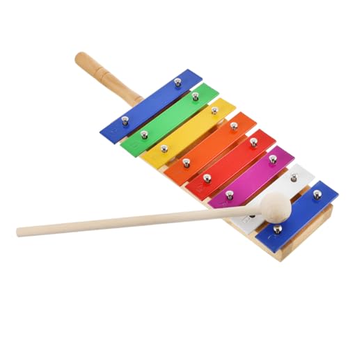Toddmomy 1Stück Teiliges Holz Xylophon mit Bunten Notenplatten für Musikinstrument zur Frühförderung für Entwicklung von Farberkennung und Musikkompetenz Toddmomy 1Stück Teiliges Holz Xylophon mit Bunten Notenplatten für Musikinstrument zur Frühförderung für Entwicklung von Farberkennung und Musikkompetenz von Toddmomy