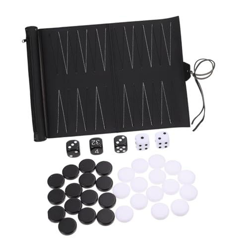 Toddmomy 1Stück Tragbares Schachbrett aus PU Klassisches Board für Reisen Schule und Zuhause Schwarz Leicht zu Falten Lagern Stabil und Langlebig Toddmomy 1Stück Tragbares Schachbrett aus PU Klassisches Board für Reisen Schule und Zuhause Schwarz Leicht zu Falten Lagern Stabil und Langlebig von Toddmomy