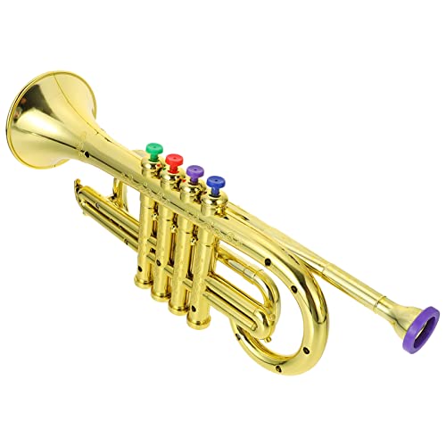 Toddmomy 1Stück Trompetenmodell Für Simulation Musikinstrument Für Musikinteressierte Hochwertiges Und Sicheres Für Kreative Aufführungen Und Musikalische von Toddmomy