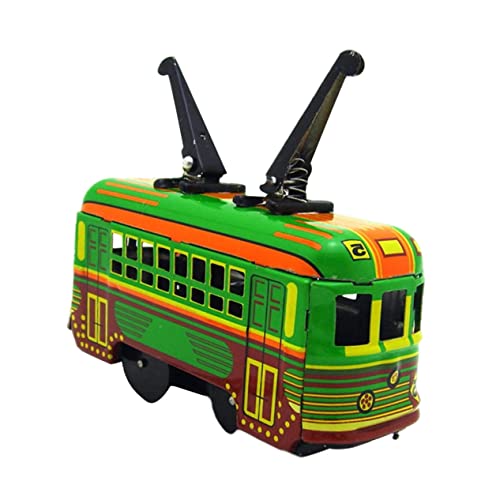 Toddmomy 1Stück Vintage Style Aufzieh Straßenbahn Retro für Pädagogisches Kreative Sammlung Grüne Farbgestaltung Handgefertigt Langlebig Batteriefrei Toddmomy 1Stück Vintage Style Aufzieh Straßenbahn Retro für Pädagogisches Kreative Sammlung Grüne Farbgestaltung Handgefertigt Langlebig Batteriefrei von Toddmomy