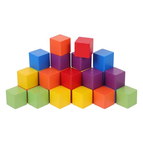 Toddmomy 1Tasche Buchenholz Bausteine Teiliges Quadratische Spielblöcke für Kreatives Lernspielzeug Fantasie und Entwicklung Sicher und Toddmomy 1Tasche Buchenholz Bausteine Teiliges Quadratische Spielblöcke für Kreatives Lernspielzeug Fantasie und Entwicklung Sicher und von Toddmomy