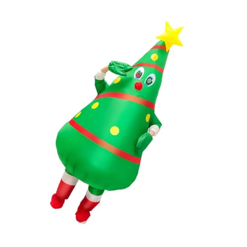 Toddmomy 1stk Aufblasbarer Weihnachtsbaum Weihnachtskostüm Zum Aufblasen Aufblasbares Weihnachten Weihnachts-cosplay-anzüge Weihnachtsbaum Kostüm Aufblasbarer Anzug Tuch Ganzer Körper von Toddmomy