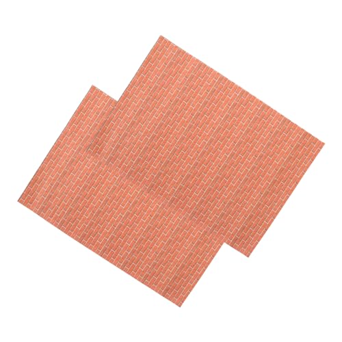Toddmomy 2 Bögen Puppenhaus-Wandpapier-Aufkleber Selbstklebende Mini-Tapete Zum Abziehen Und Aufkleben Puppenhaus-Zubehör Toddmomy 2 Bögen Puppenhaus-Wandpapier-Aufkleber Selbstklebende Mini-Tapete Zum Abziehen Und Aufkleben Puppenhaus-Zubehör von Toddmomy