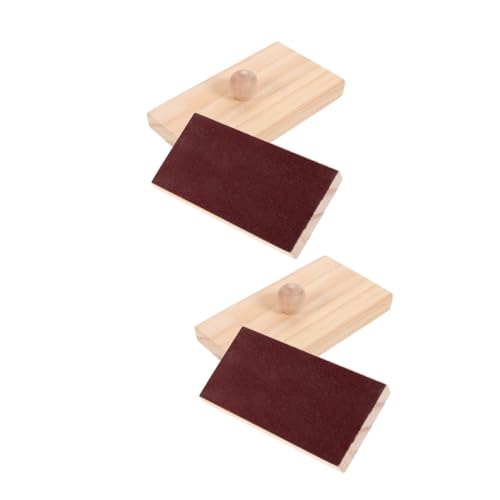 Toddmomy 2 Paare Orff Musik Holz Sandblock Percussion Instrument für Leichter Soundboard Rhythmus zur Frühkindlichen Musikförderung und Rhythmusschulung Toddmomy 2 Paare Orff Musik Holz Sandblock Percussion Instrument für Leichter Soundboard Rhythmus zur Frühkindlichen Musikförderung und Rhythmusschulung von Toddmomy