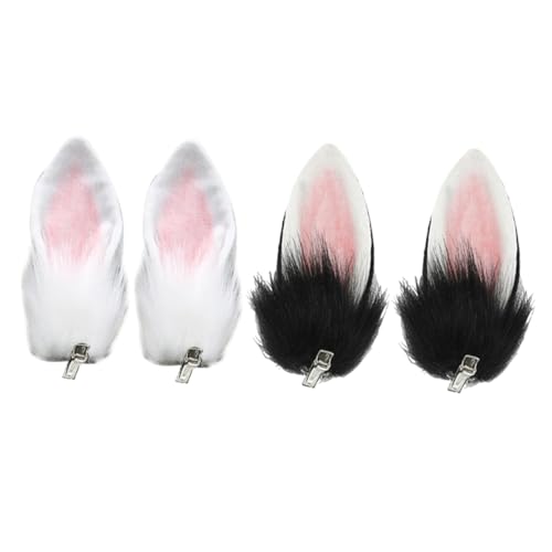 Toddmomy 2 Paare Plüsch Hasenohren Haarspangen Kuschelige Kaninchenohren Haarclips für Party Haarklammern Kawaii Cosplay Zubehör für Kostüme und Karneval Toddmomy 2 Paare Plüsch Hasenohren Haarspangen Kuschelige Kaninchenohren Haarclips für Party Haarklammern Kawaii Cosplay Zubehör für Kostüme und Karneval von Toddmomy