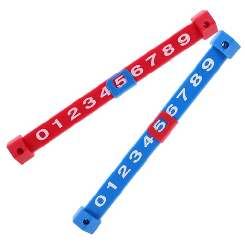 Toddmomy 2 STÜCK Großer Tischfußball Punktestand Zähler Score Counter für Brettspiel Zubehör in Rot und Blau für Gaming Tische von Toddmomy